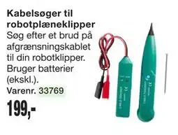 Harald Nyborg Kabelsøger til robotplæneklipper tilbud