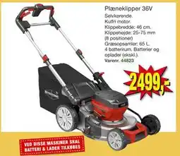 Harald Nyborg Plæneklipper 36V tilbud