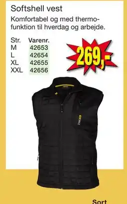 Harald Nyborg Softshell vest tilbud