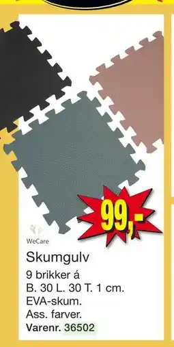 Harald Nyborg Skumgulv tilbud