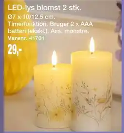 Harald Nyborg LED-lys blomst 2 stk tilbud