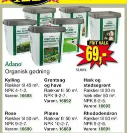 Harald Nyborg Organisk gødning tilbud