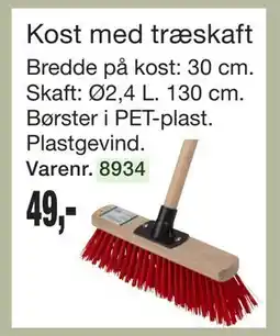 Harald Nyborg Kost med træskaft tilbud