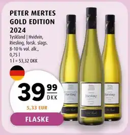 Scandinavian Park PETER MERTES GOLD EDITION 2024 tilbud