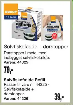 Harald Nyborg Sølvfiskefælde + dørstopper tilbud