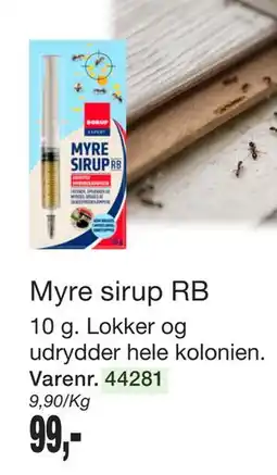 Harald Nyborg Myre sirup RB tilbud