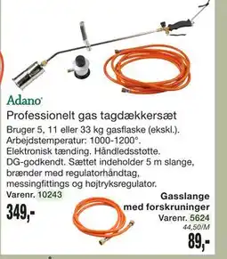 Harald Nyborg Professionelt gas tagdækkersæt tilbud