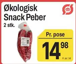ABC Lavpris Økologisk Snack Peber tilbud