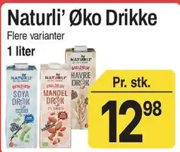 ABC Lavpris Naturli' Øko Drikke tilbud