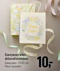 Føtex Gaveposer eller dekoration tilbud