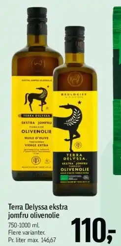 Føtex Terra Belyssa ekstra jomfru olivenolie tilbud