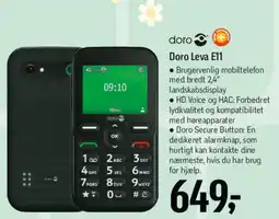 Føtex Doro Leva E11 tilbud