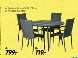 Bilka Egeholm havebord tilbud