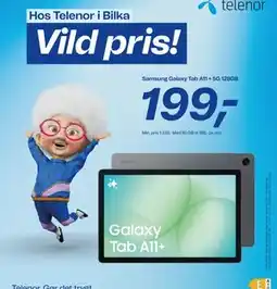 Bilka Samsung Galaxy Tab A11 + 5G 128GB tilbud