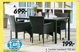 Bilka Carlton havebord 150 cm tilbud