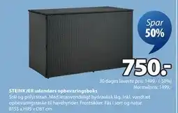 JYSK STEINKJER udendørs opbevaringsboks tilbud