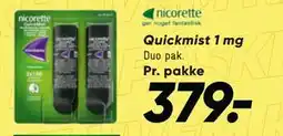 Bilka Quickmist 1 mg tilbud