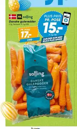 Bilka Danske gulerødder tilbud