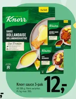 Føtex Knorr sauce 3-pak tilbud
