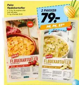 Bilka Peka flødekartofler tilbud