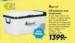Bilka K18 køleboks med kompressor tilbud
