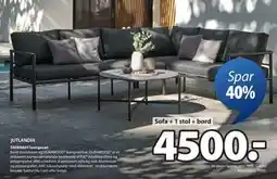 JYSK TAERNABY loungesæt tilbud