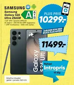 Bilka Samsung Galaxy S26 Ultra 256GB tilbud