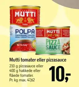 Føtex Mutti tomater eller pizzasauce tilbud
