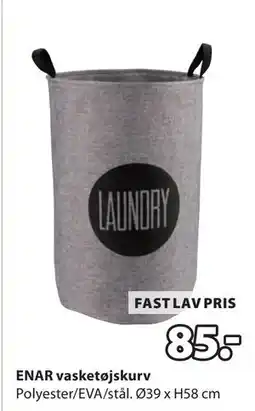 JYSK ENAR vasketøjskurv tilbud