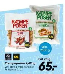Bilka Kæmpeposen kylling tilbud