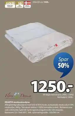 JYSK ERANTIS moskusdundyne tilbud