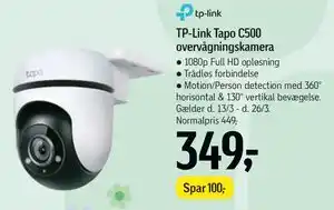 Føtex TP-Link Tapo C500 overvågningskamera tilbud