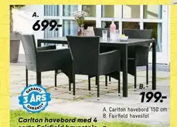 Bilka Fairfield havestol tilbud