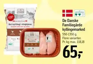 Føtex De Danske Familiegårde kyllingemarked tilbud