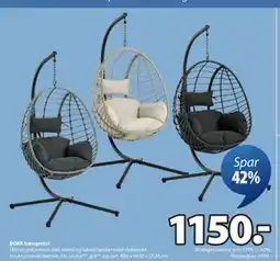 JYSK BORK hængestol tilbud