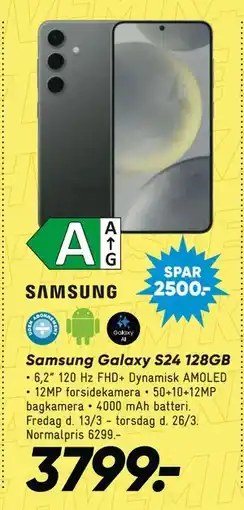 Bilka Samsung Galaxy S24 128GB tilbud