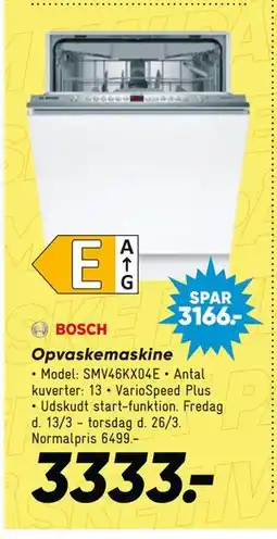 Bilka Opvaskemaskine tilbud