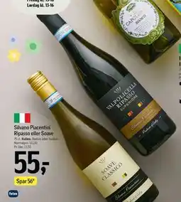 Føtex Silvano Piacentini Ripasso eller Soave tilbud