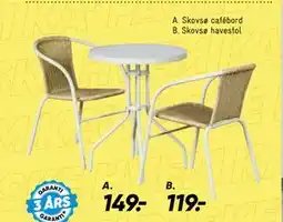 Bilka Skovsø cafébord tilbud