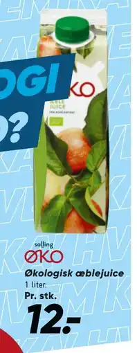 Bilka Økologisk æblejuice tilbud