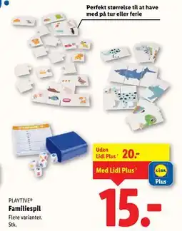 Lidl Familiespil tilbud