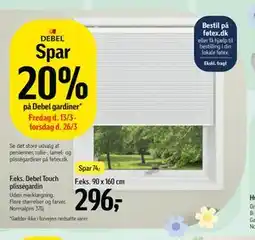 Føtex Spar 20% på Debel gardiner tilbud