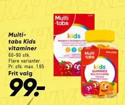 Bilka Multitabs Kids vitaminer tilbud