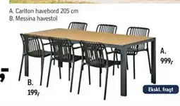 Føtex Carlton havebord 205 cm tilbud