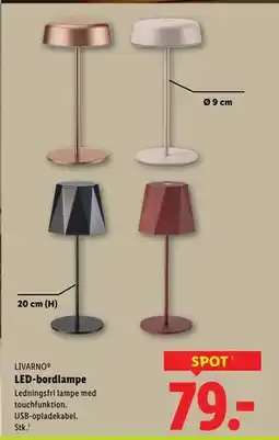 Lidl LED-bordlampe tilbud