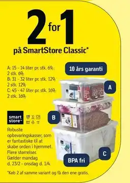 Føtex 2 for 1 SmartStore Classic tilbud