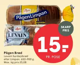 SPAR Pågen Brød (pose) tilbud