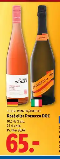 Lidl Rosé eller Prosecco DOC tilbud