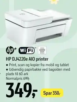 Føtex HP DJ4220e AIO printer tilbud