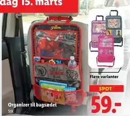 Lidl Organizer til bagsædet tilbud